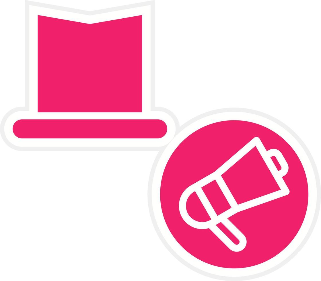 Black Hat PR Vector Icon Style