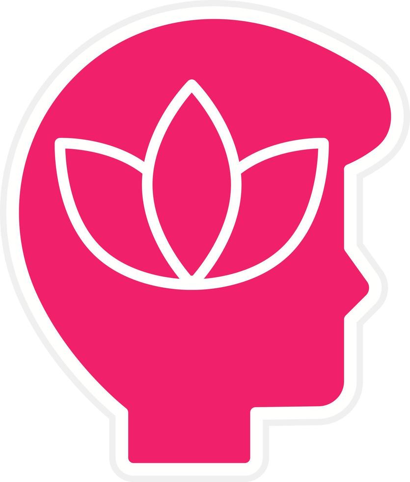 Calmness Vector Icon Style