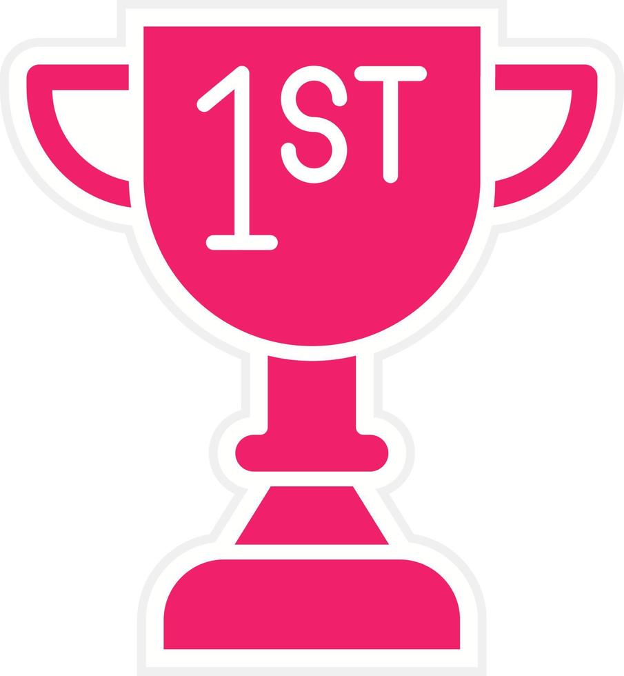 First Prize Vector Icon Style
