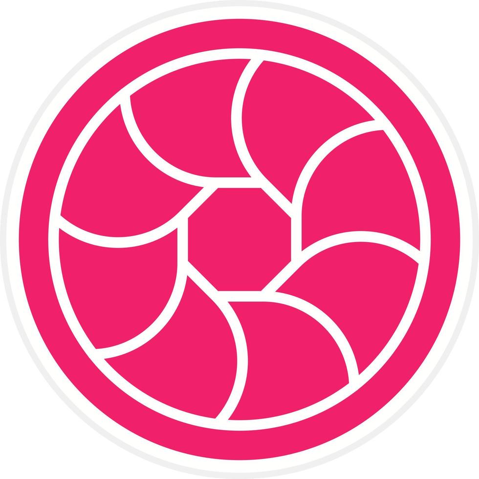 Aperture Vector Icon Style