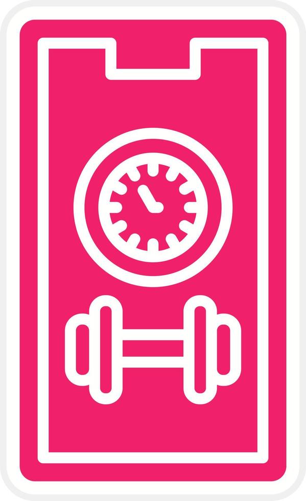 Gym Time Vector Icon Style