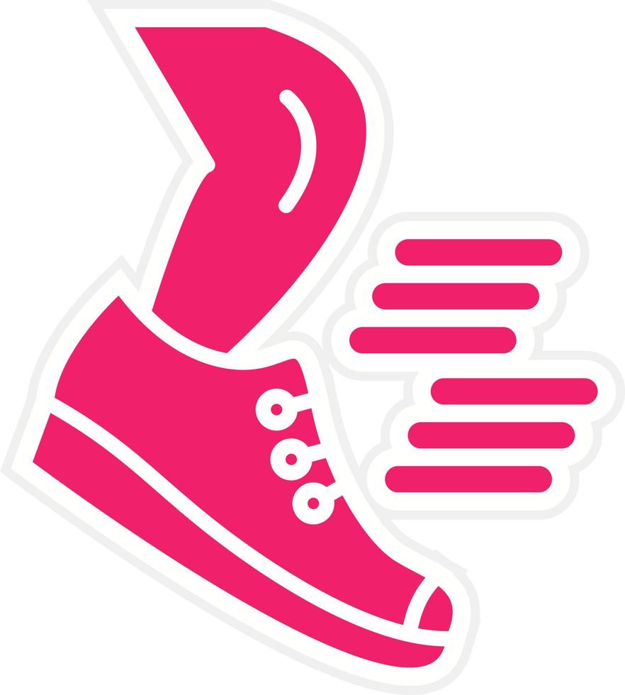 Jogging Vector Icon Style