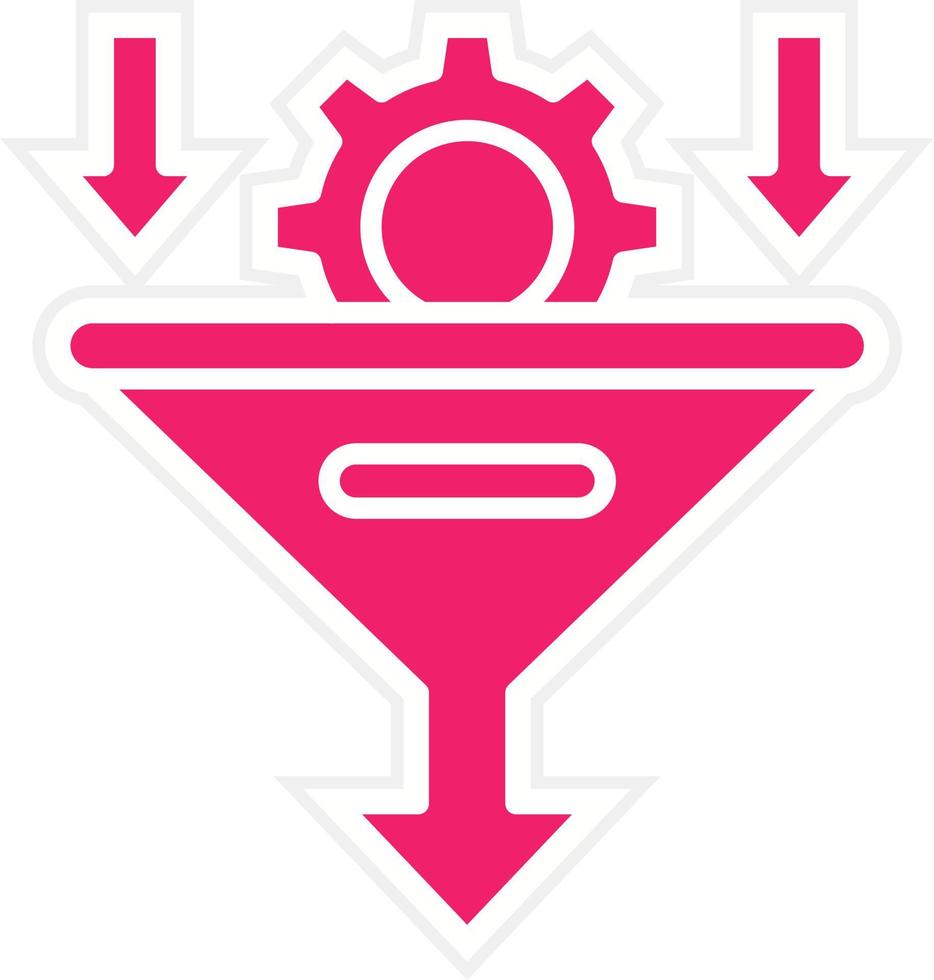 Bottleneck Vector Icon Style