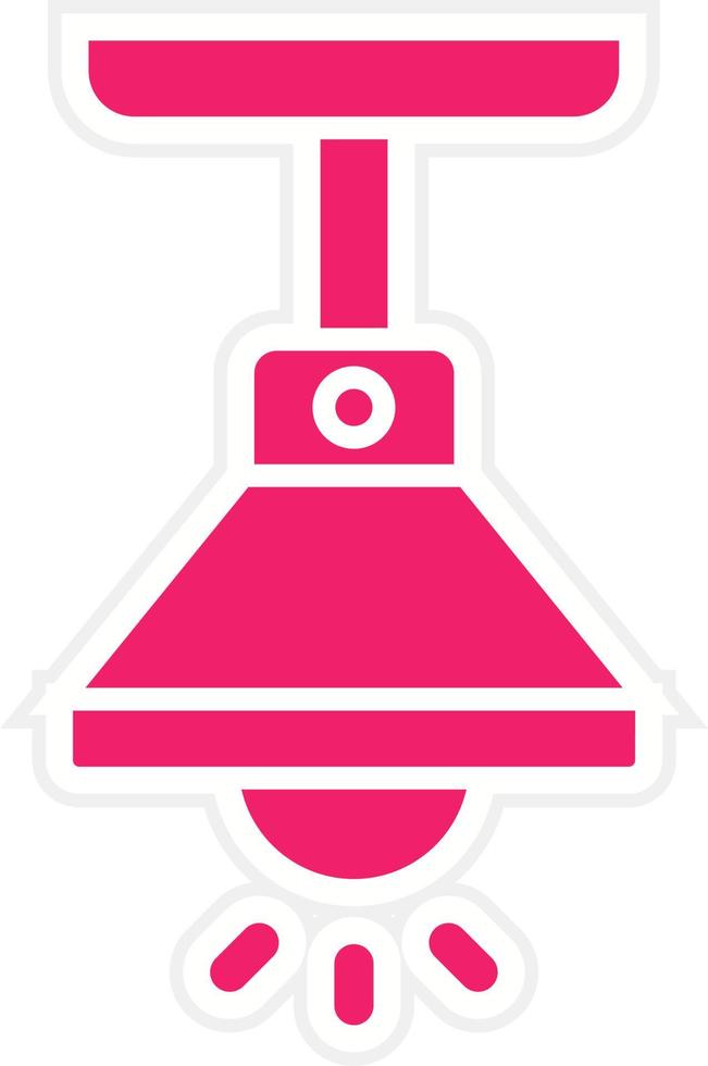 Pendant Light Vector Icon Style
