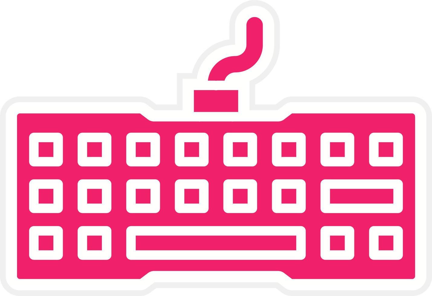 Keyboard Vector Icon Style
