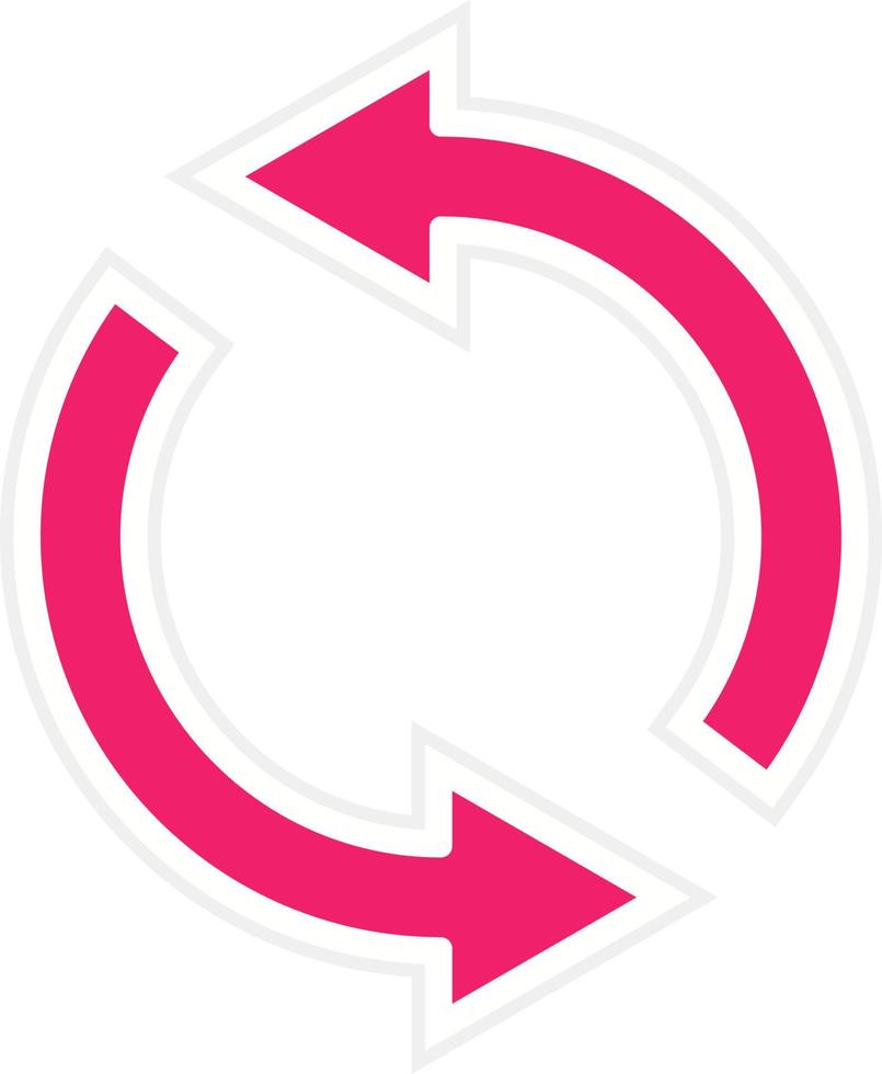 Open Loop Vector Icon Style