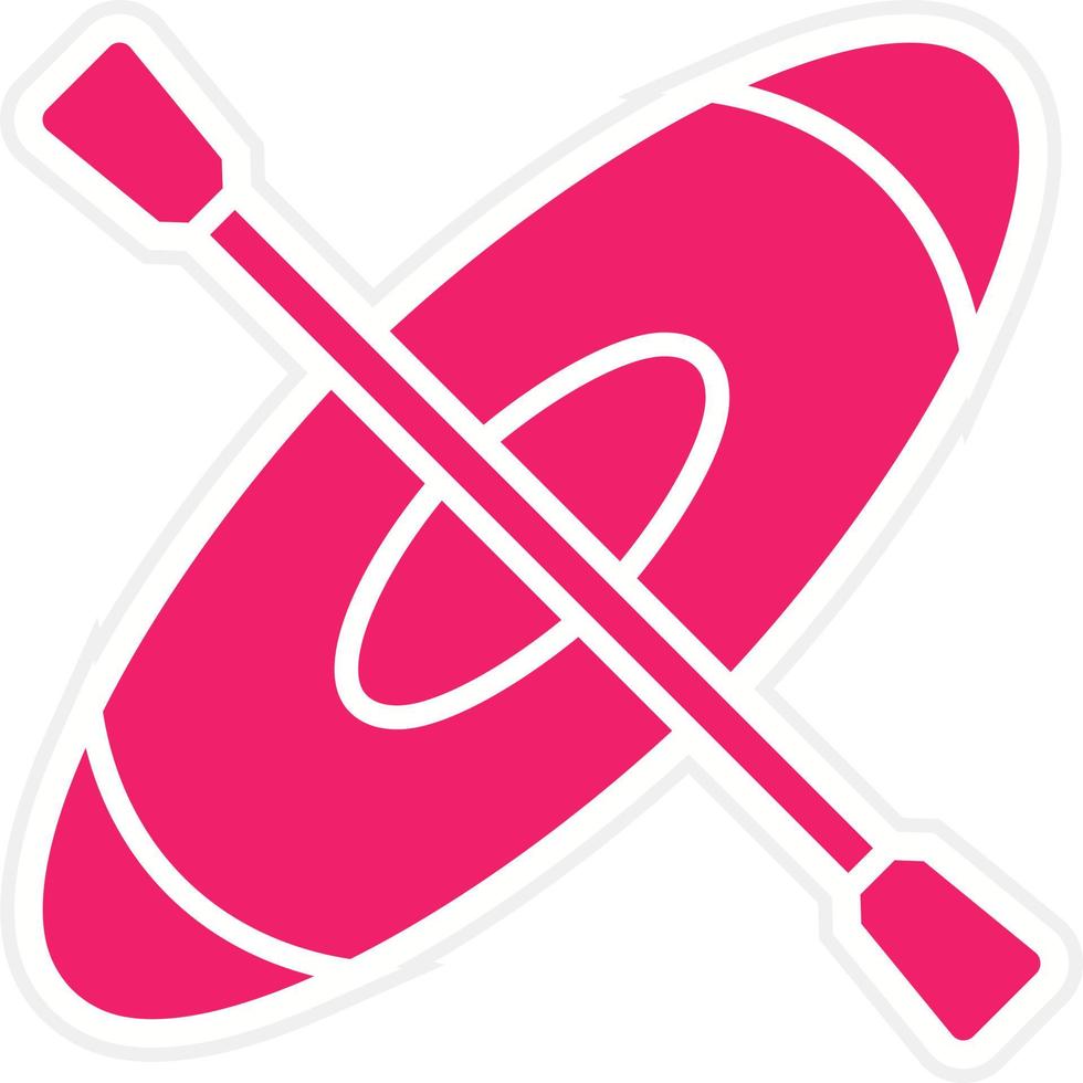 Kayak Vector Icon Style