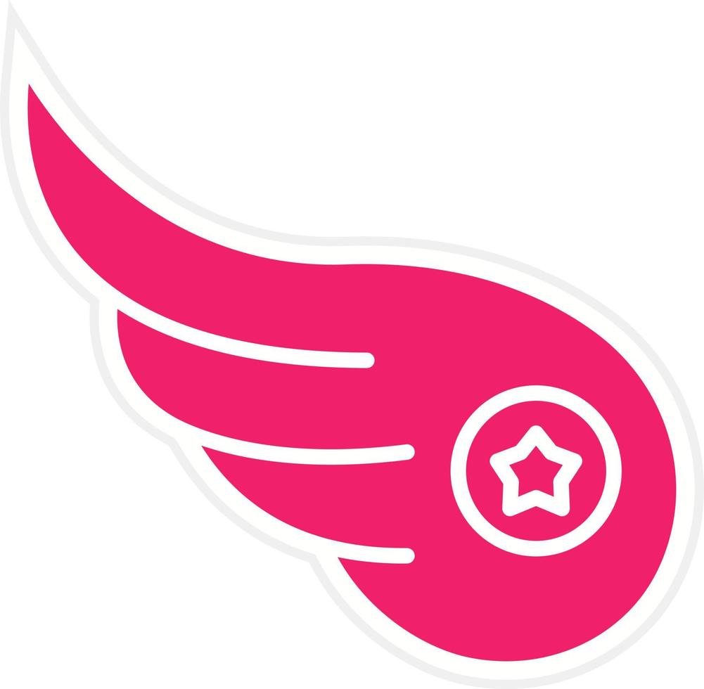 Left Wing Vector Icon Style
