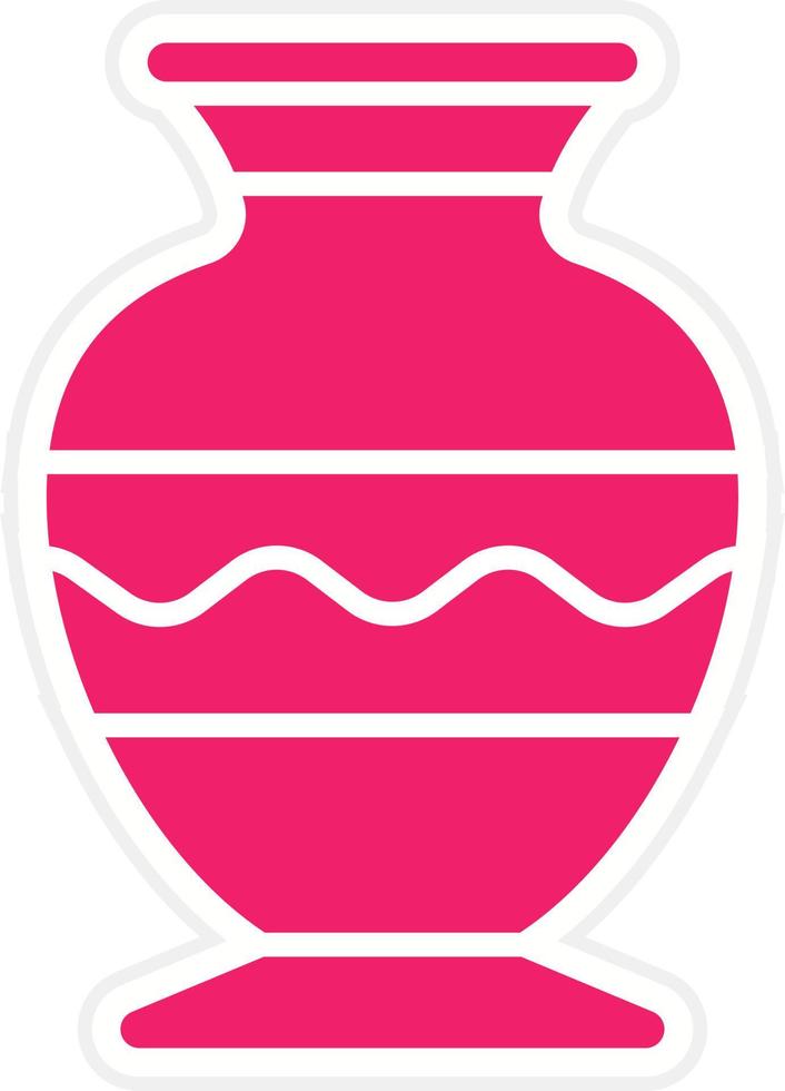 Vase Vector Icon Style