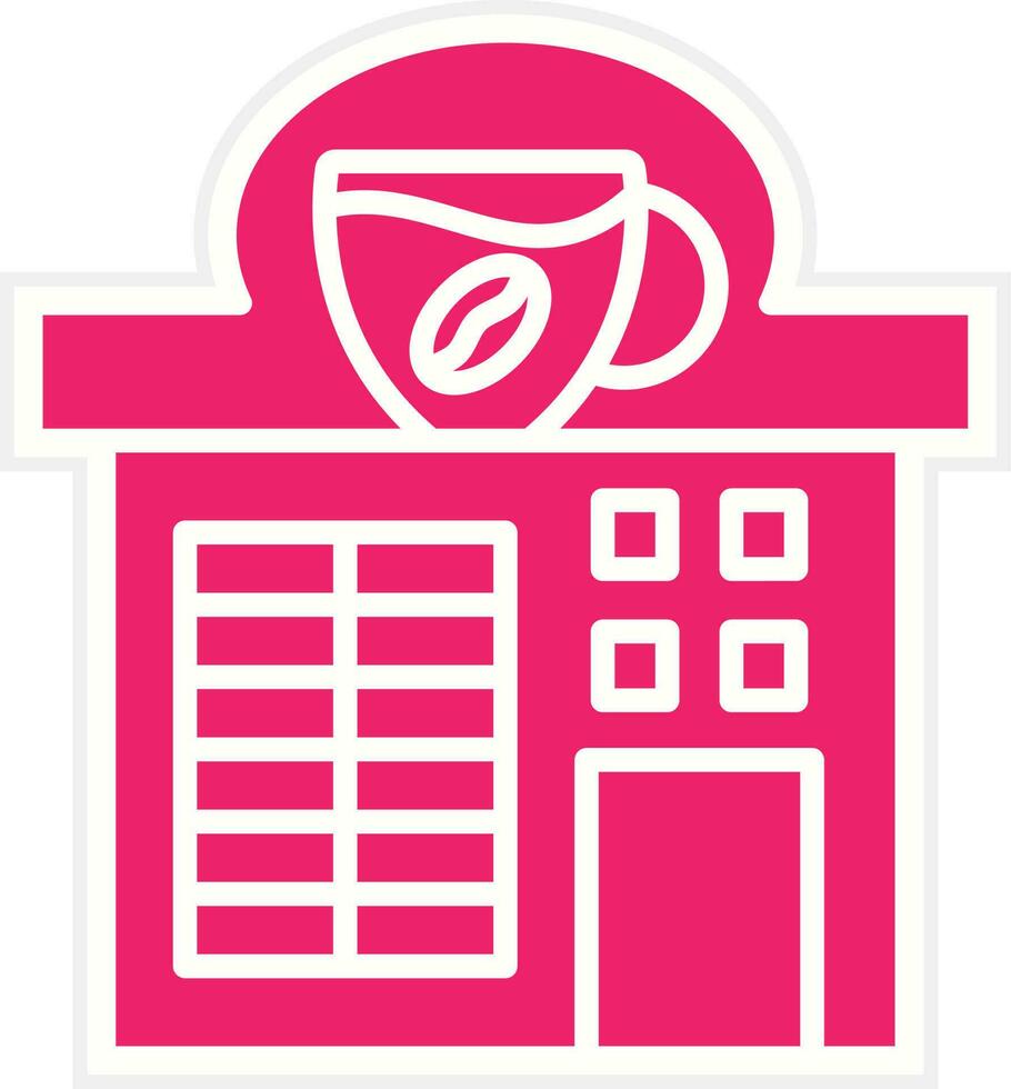 Cafe Vector Icon Style