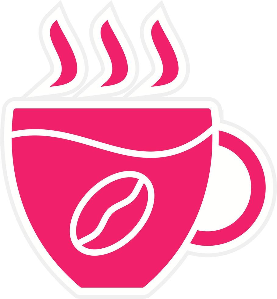 Coffee Cup Vector Icon Style