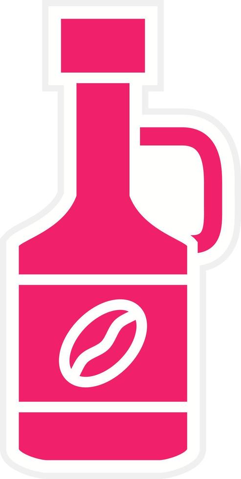 Coffee Syrup Vector Icon Style