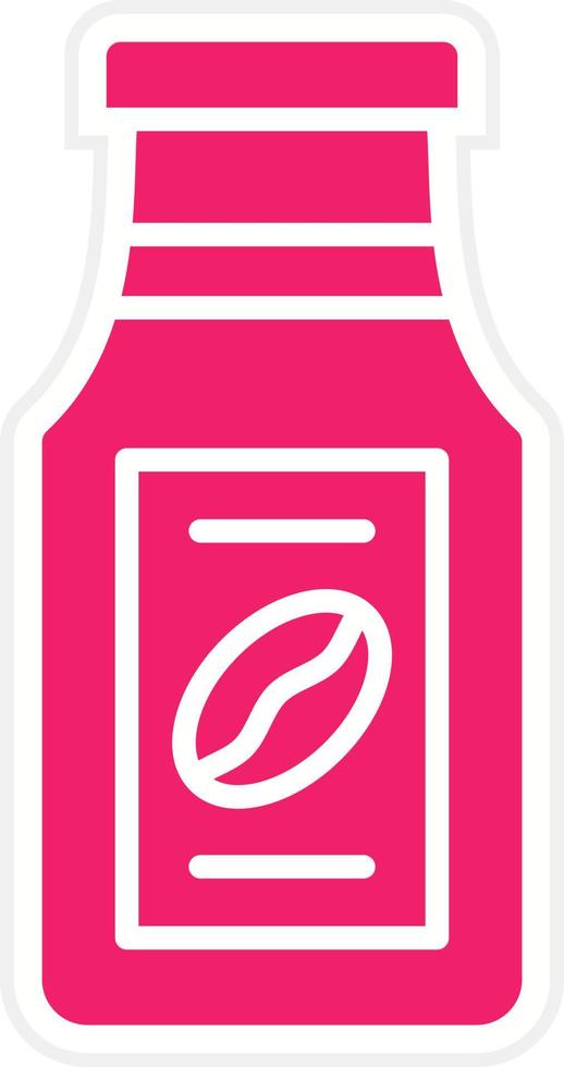 Coffee Jar Vector Icon Style