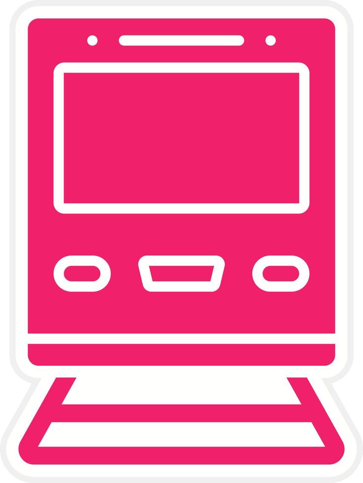 Train Vector Icon Style