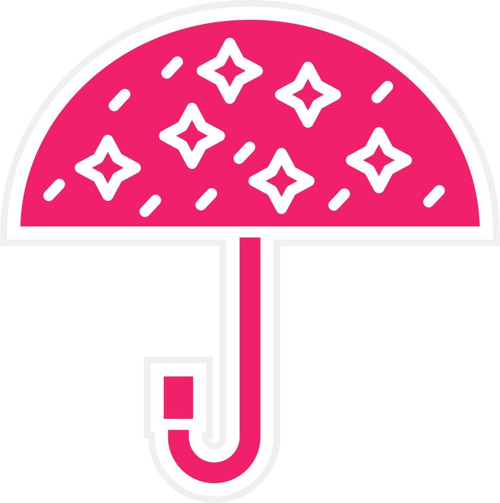 paraguas vector icono estilo