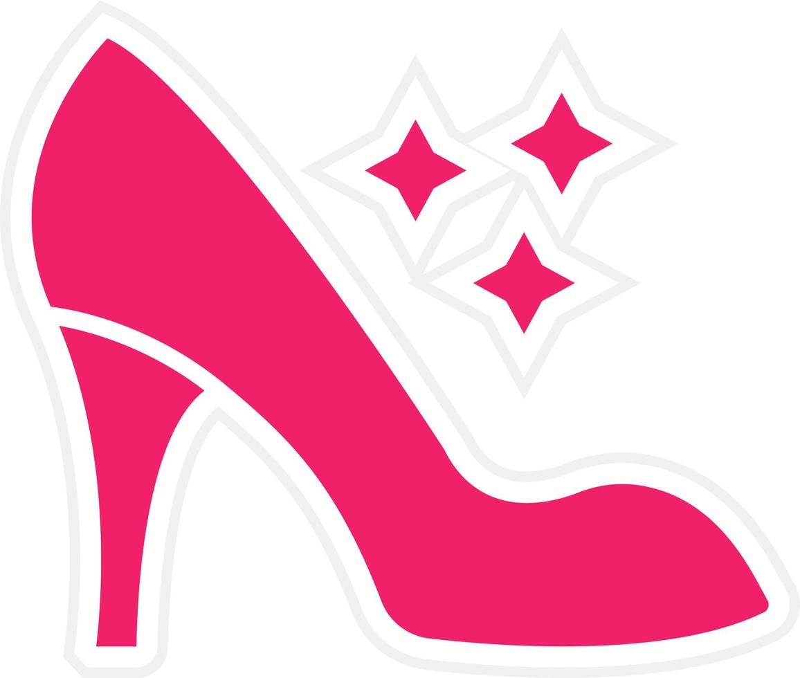 High Heels Vector Icon Style