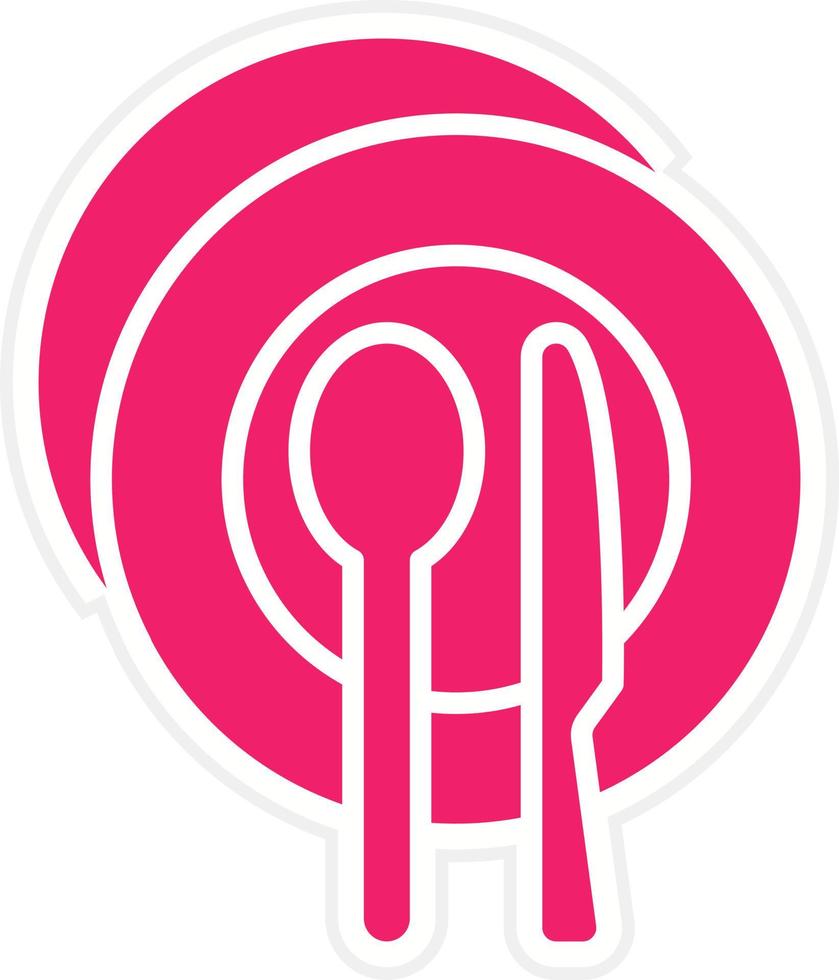 Cutlery Vector Icon Style
