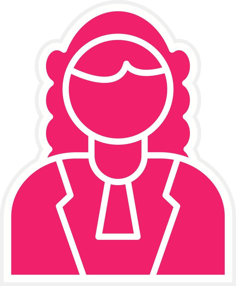 Justice Vector Icon Style