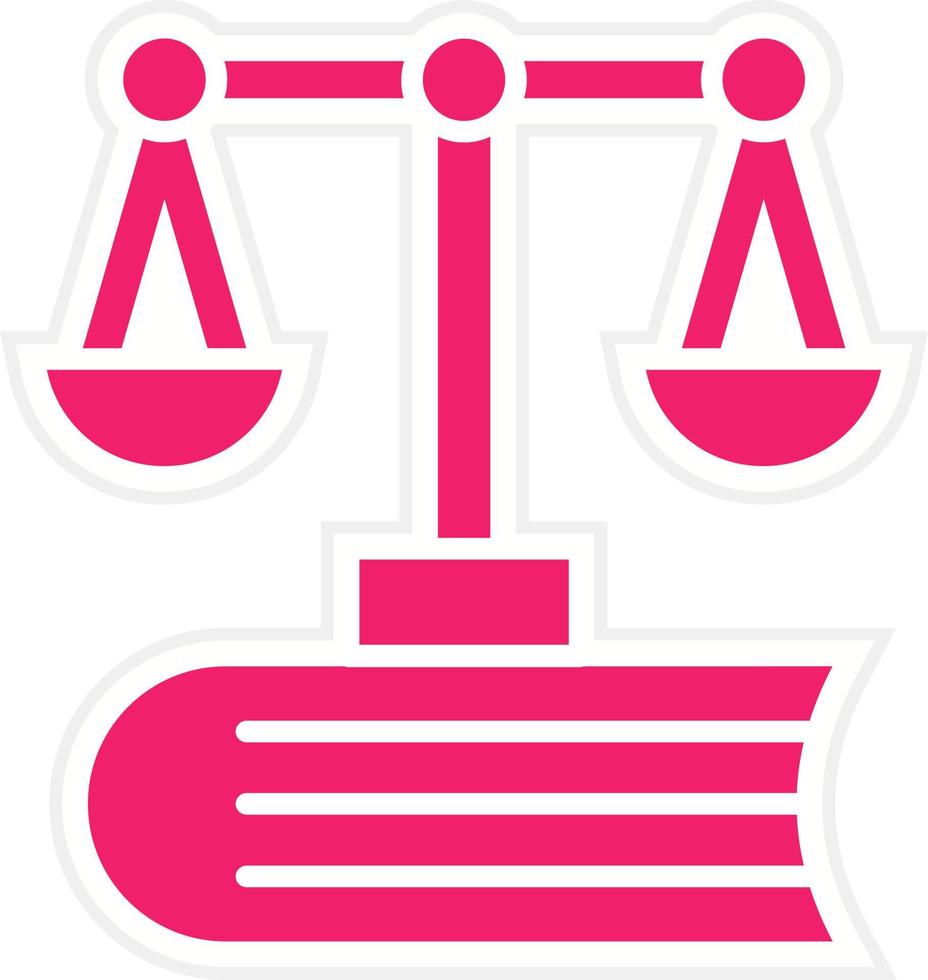 Common Law Vector Icon Style