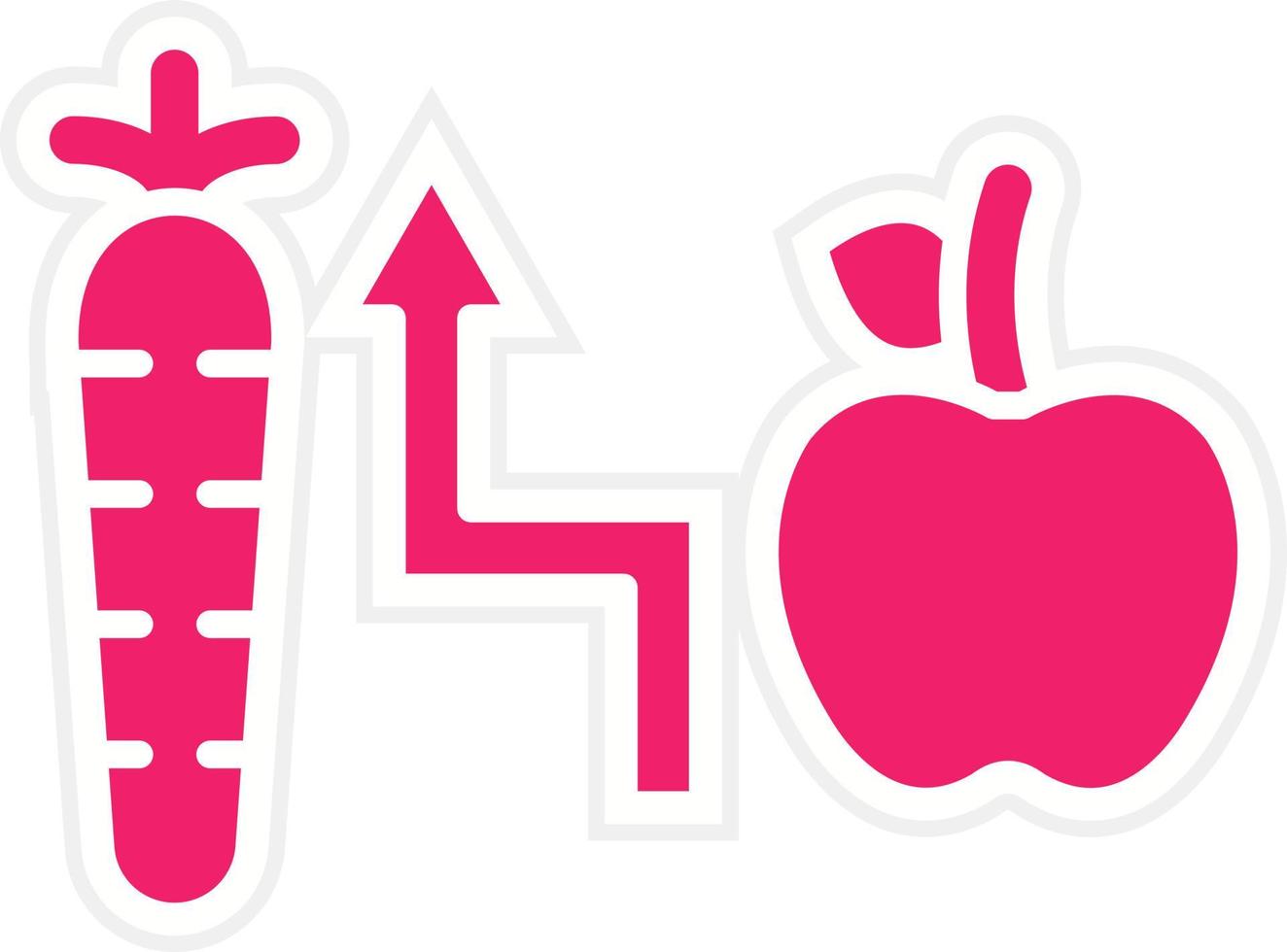 Calorie Intake Vector Icon Style