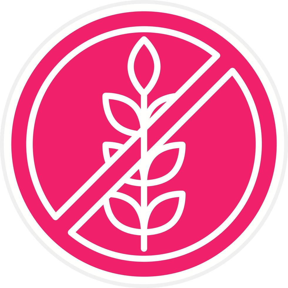 Food Intolerances Vector Icon Style