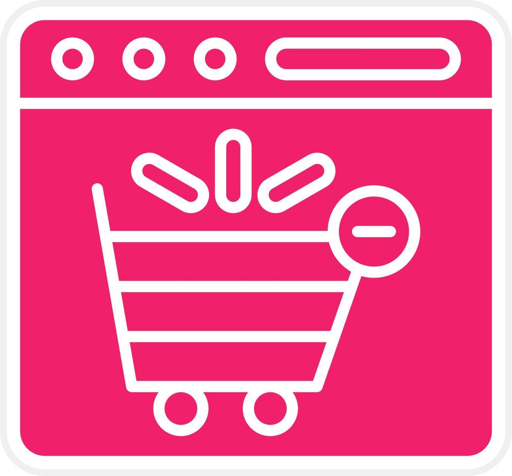 Empty Cart Vector Icon Style 22438441 Vector Art at Vecteezy