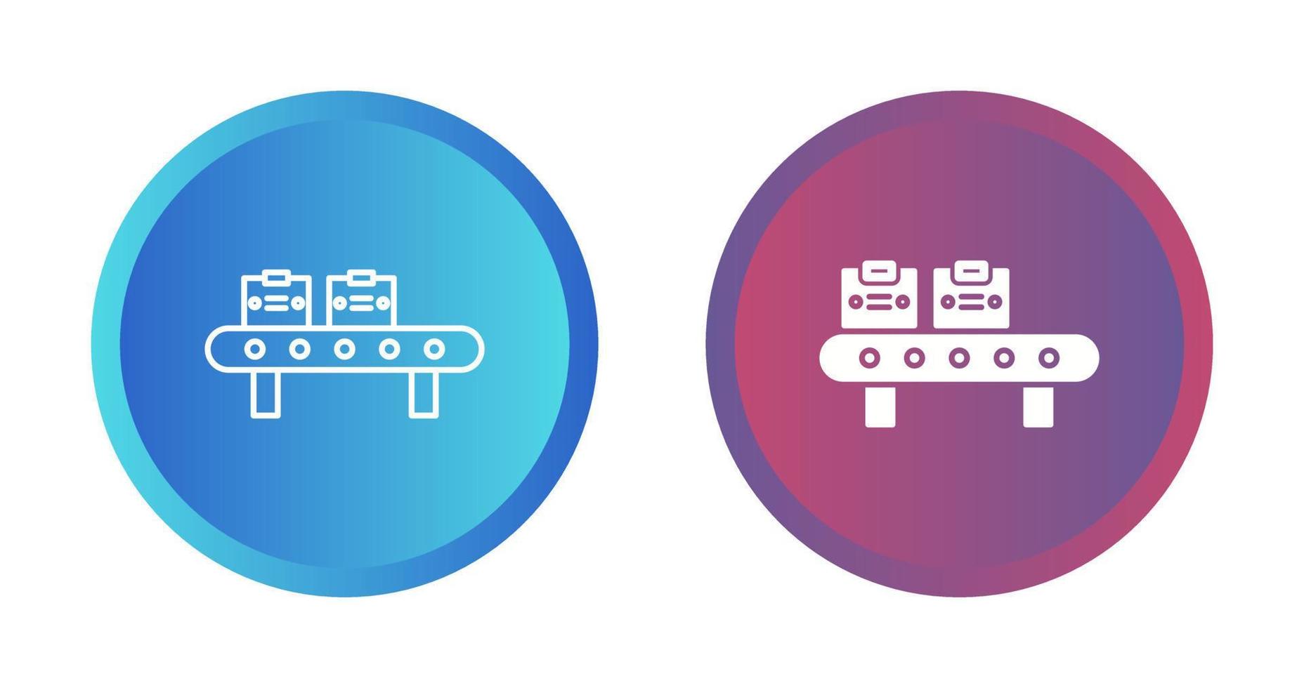 Conveyor Vector Icon