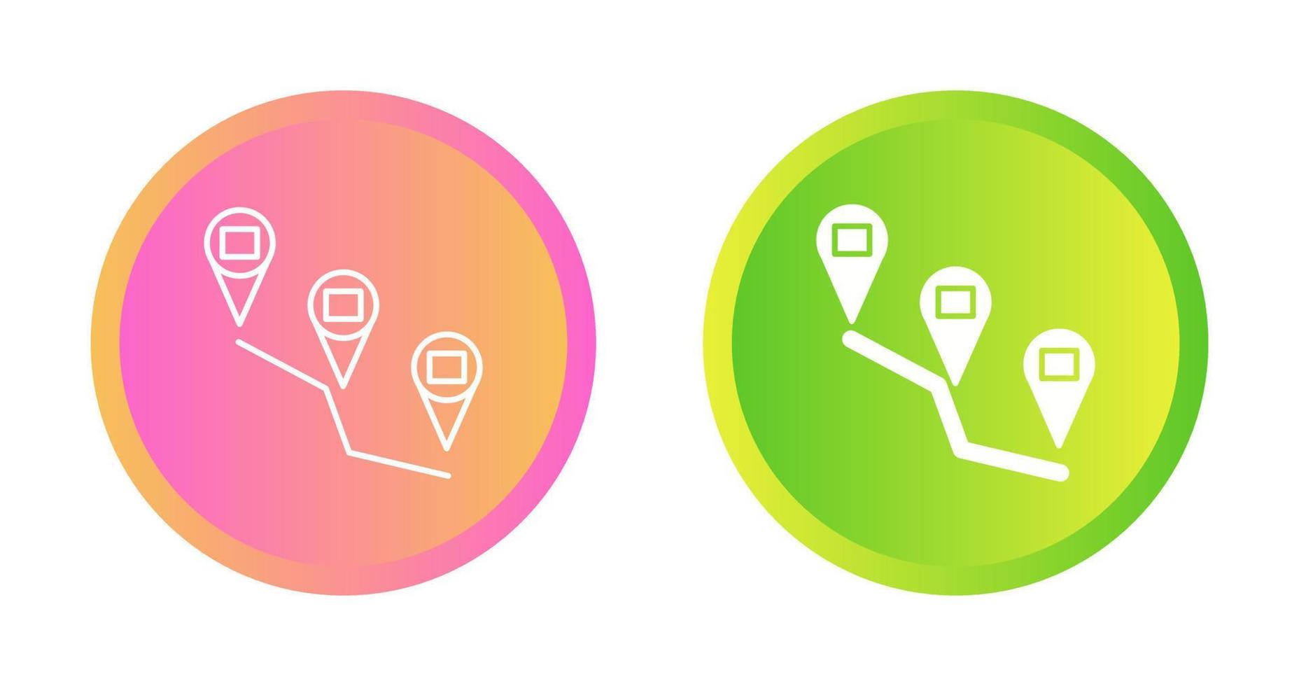 Reaching Destination Vector Icon