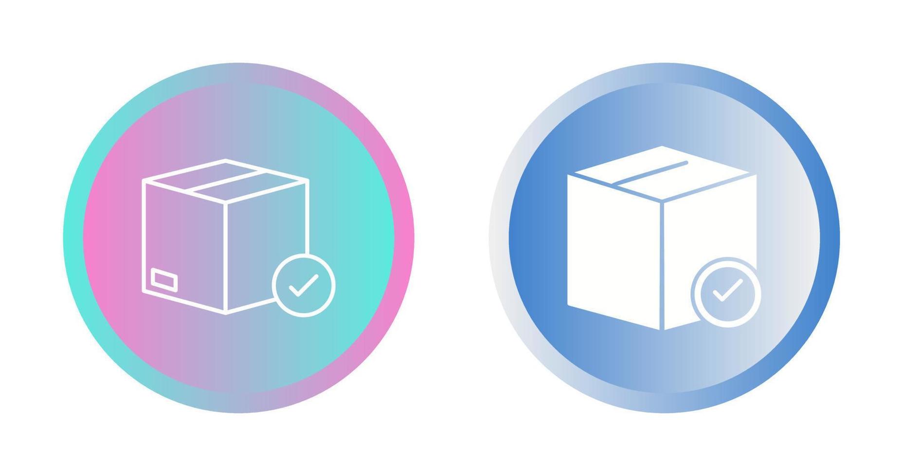 Valid Delivery of Packag Vector Icon
