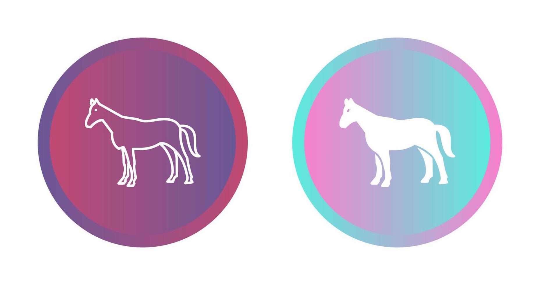 icono de vector de caballo