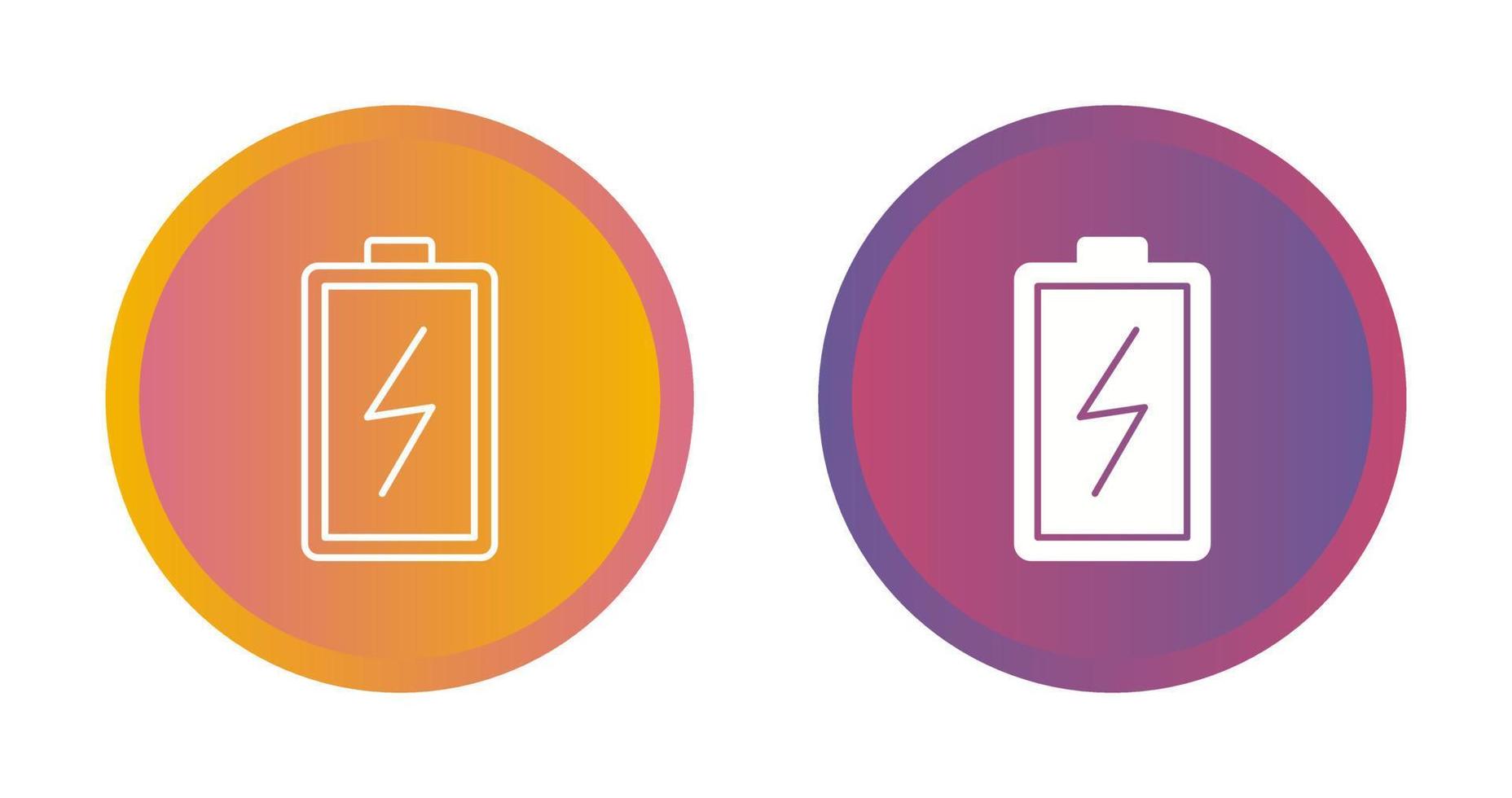 Charging Battery Vector Icon