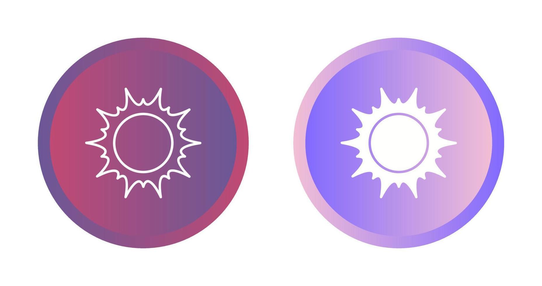 icono de vector de sol