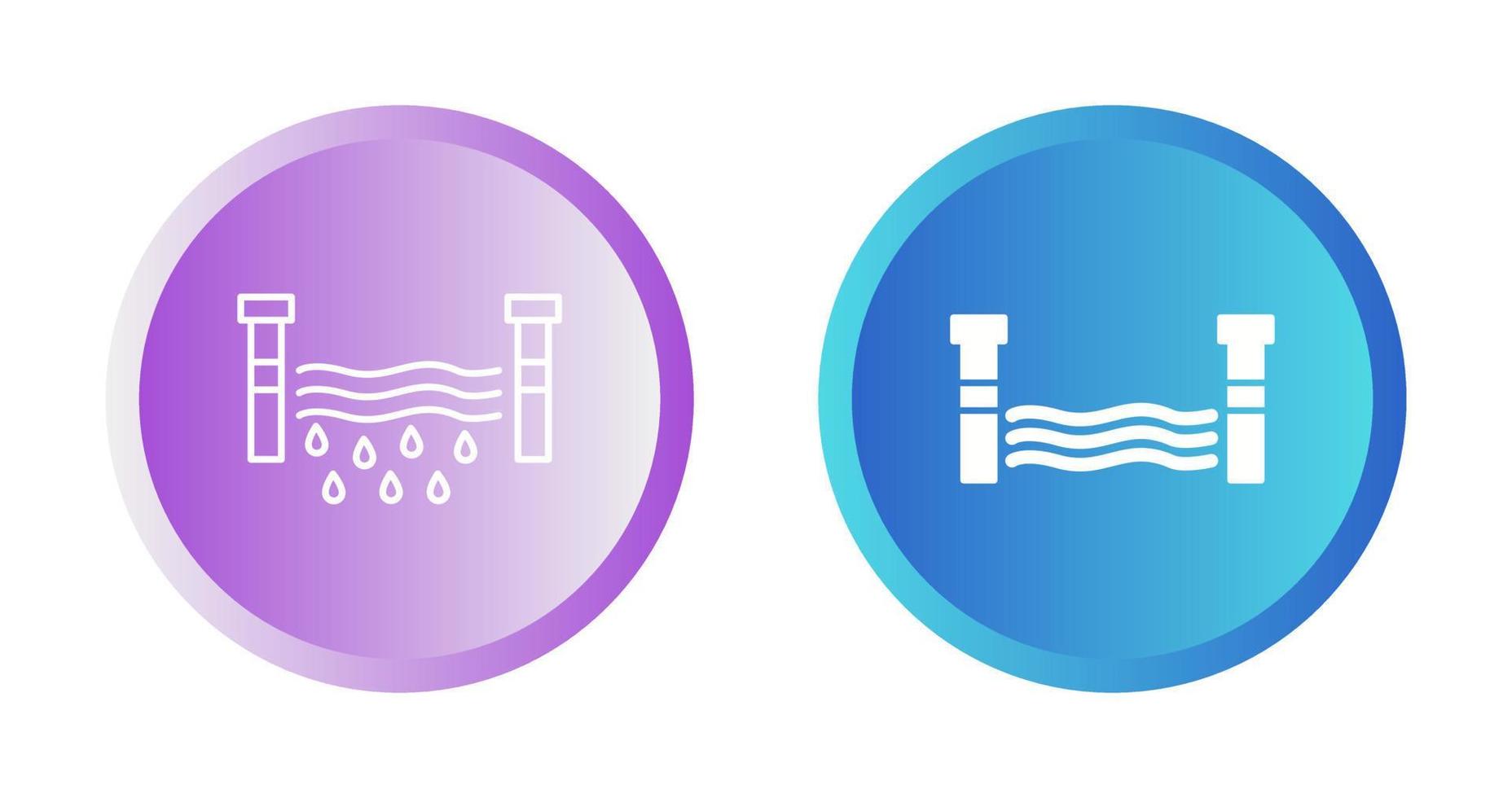Water Dam Vector Icon