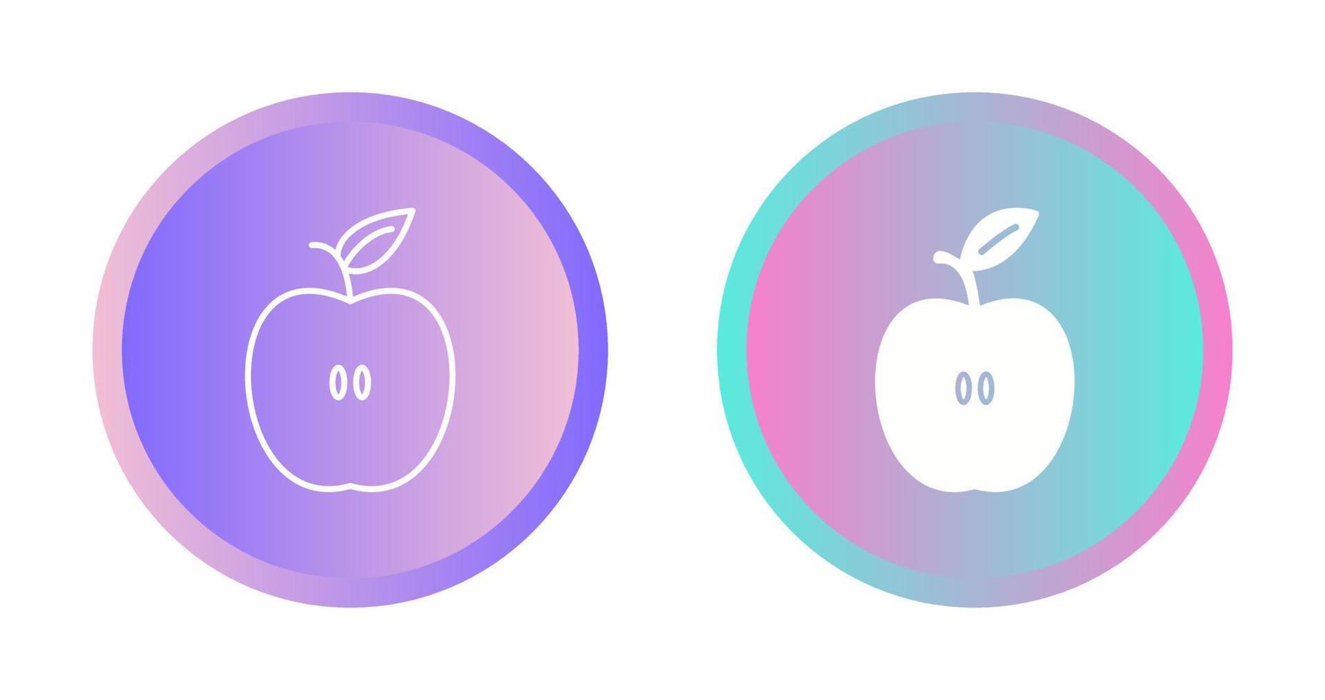 icono de vector de manzana