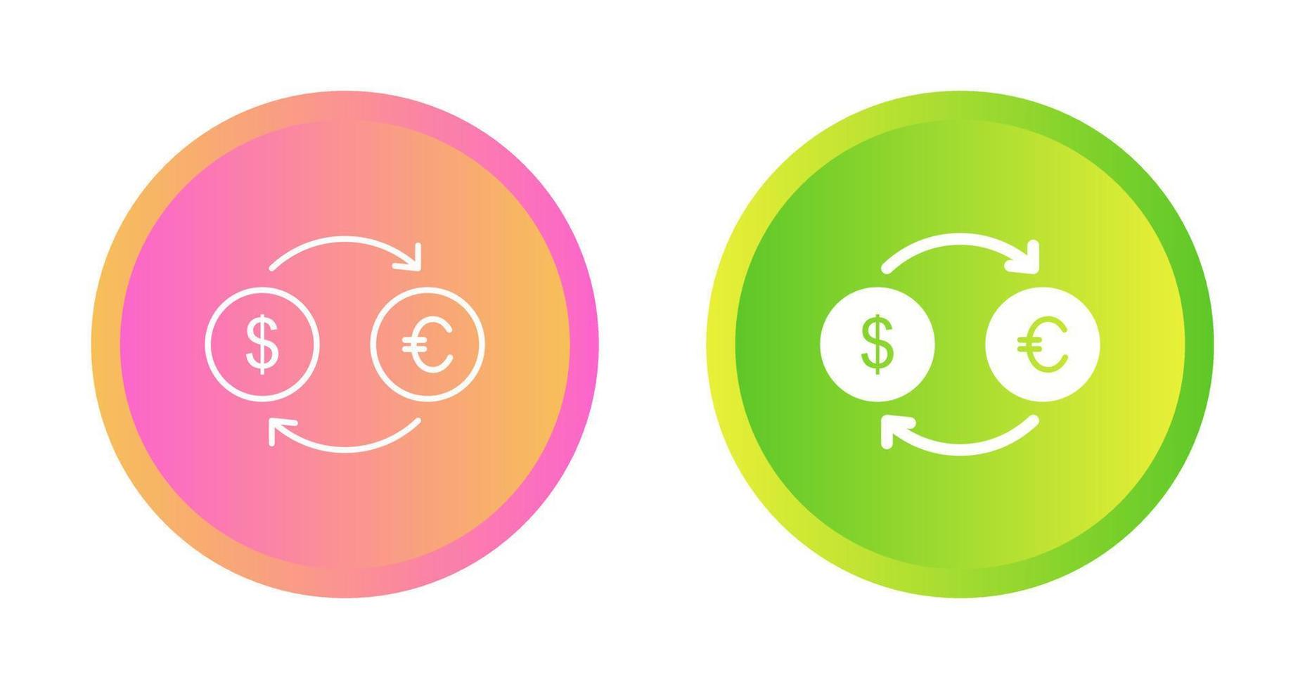 Dollar to Yen Vector Icon