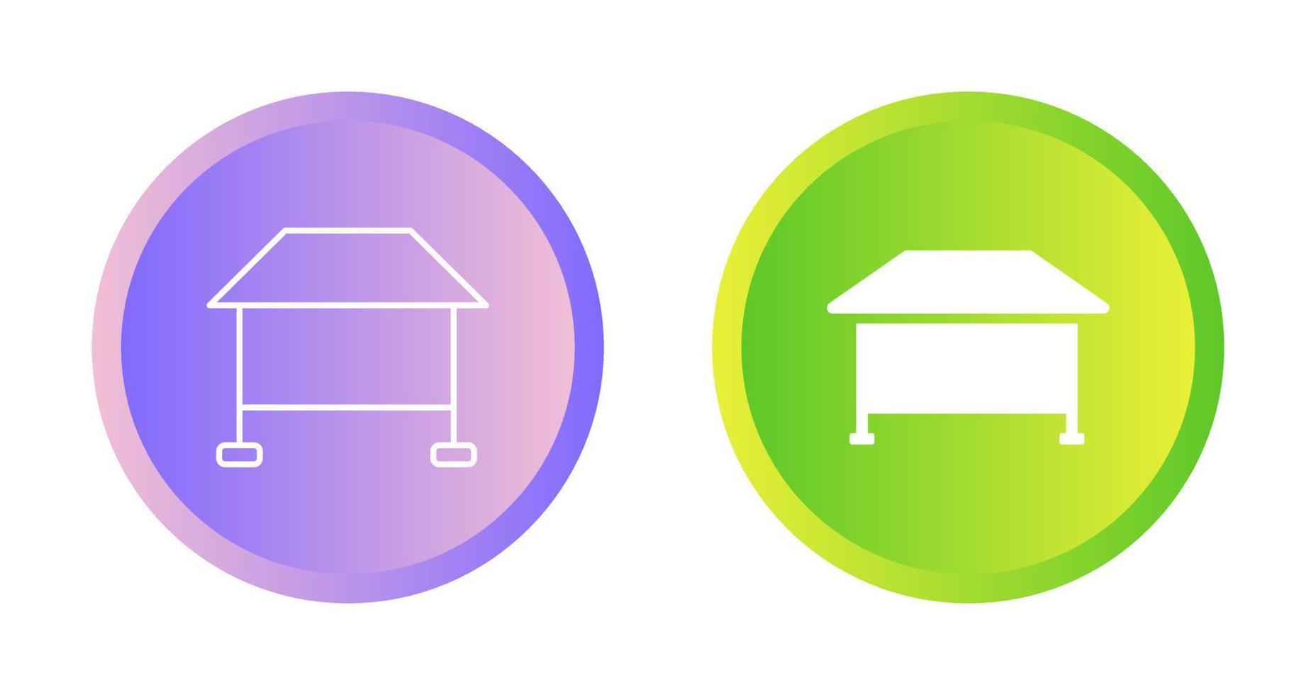 Office Desk Vector Icon