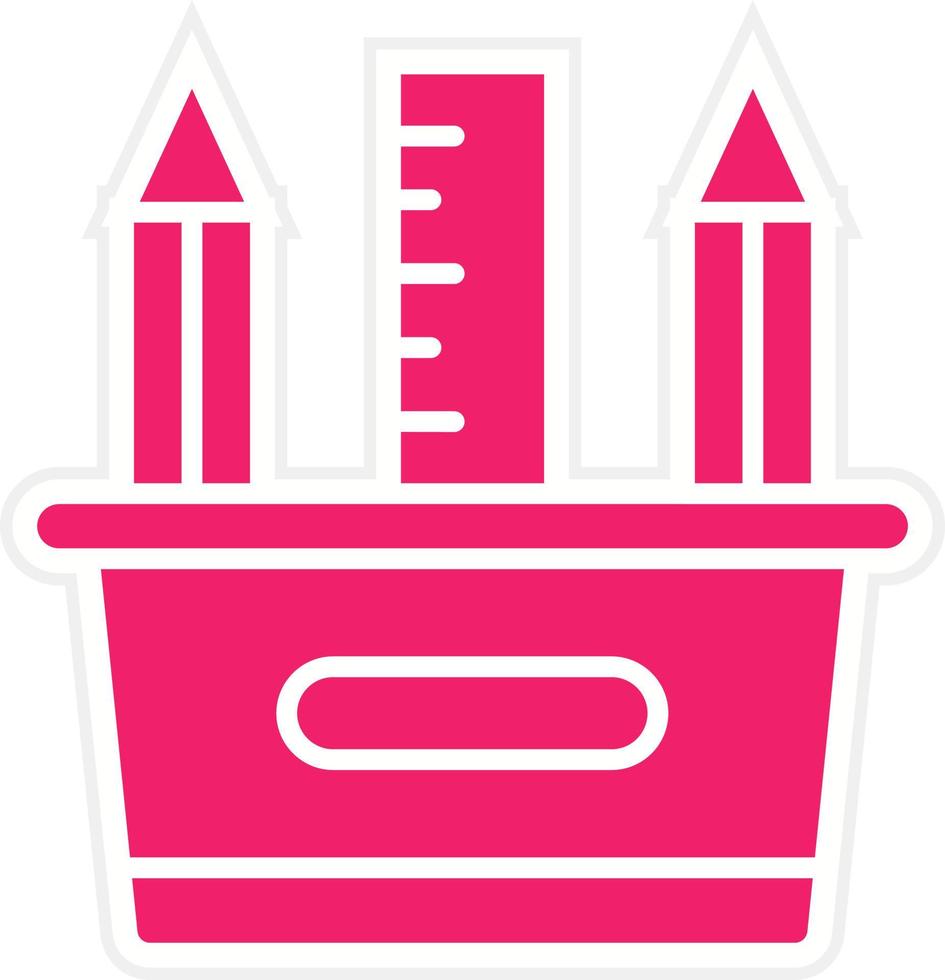 Stationary Items Vector Icon Style