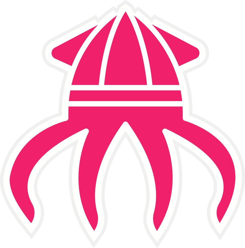 Squid Vector Icon Style