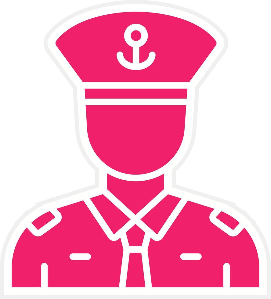 Captain Vector Icon Style