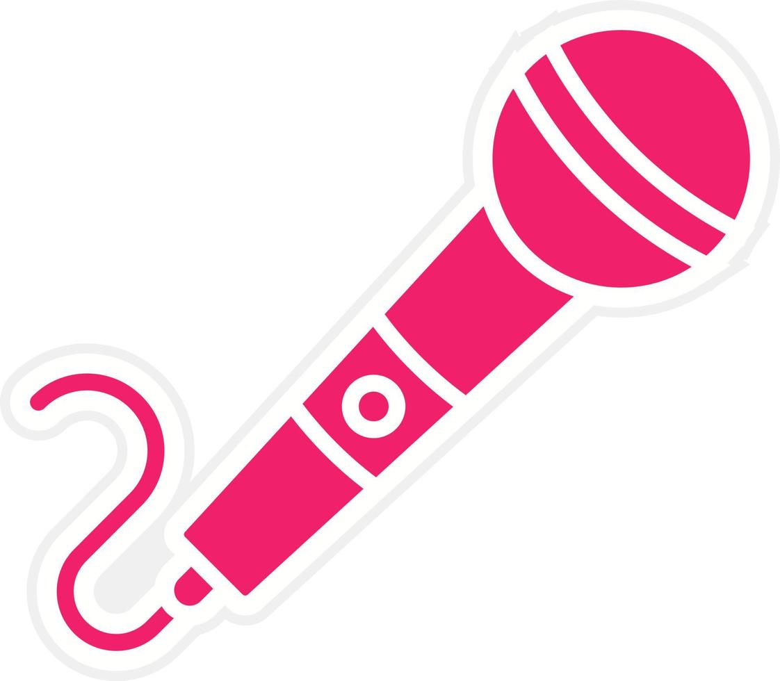 Microphone Vector Icon Style
