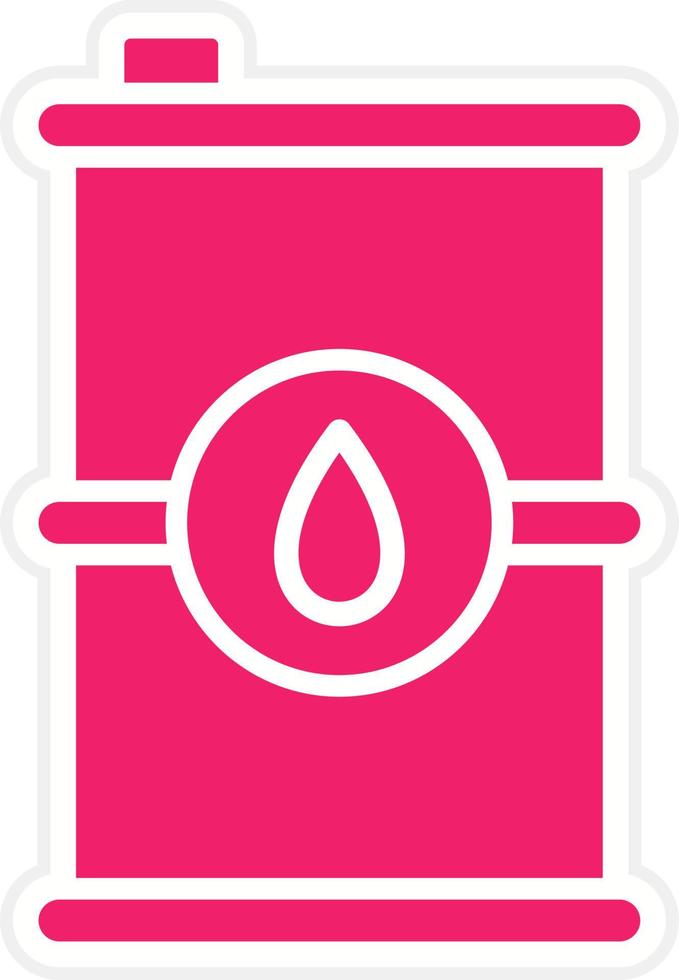 Oil Vector Icon Style