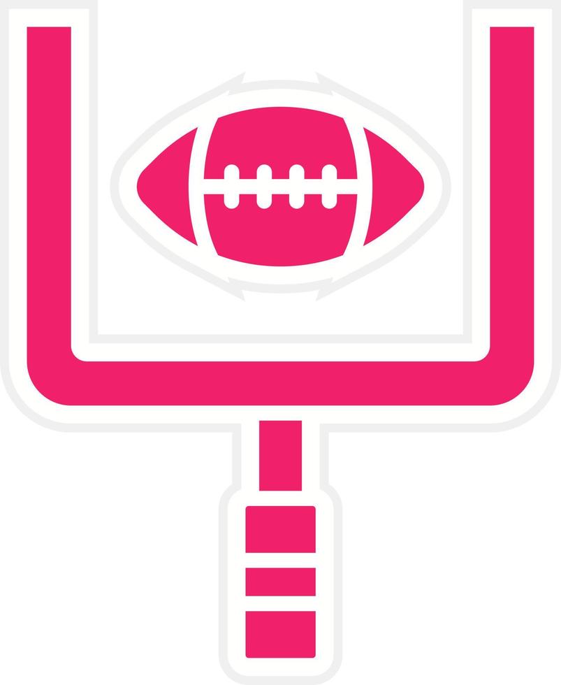 Goal Post Vector Icon Style