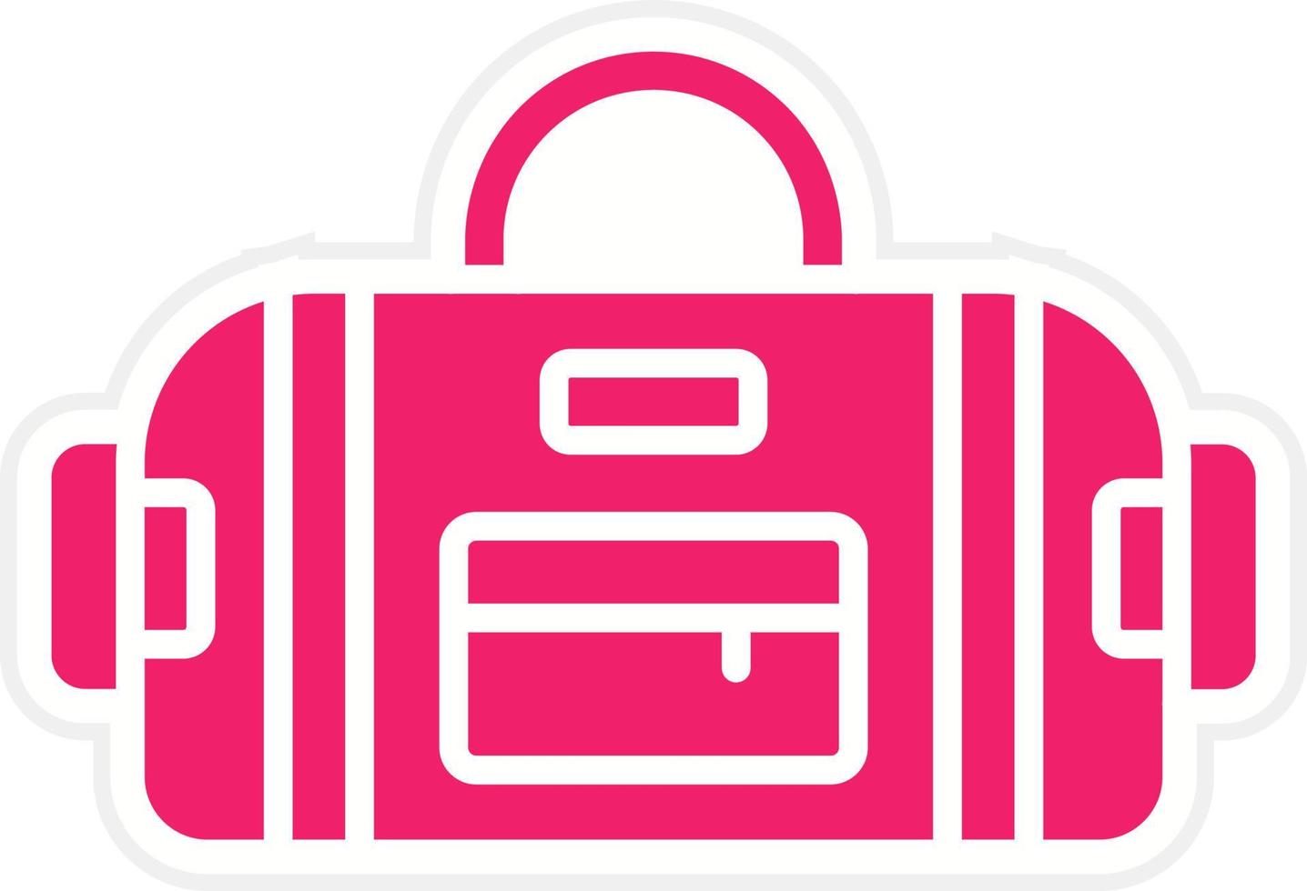 Sport Bag Vector Icon Style