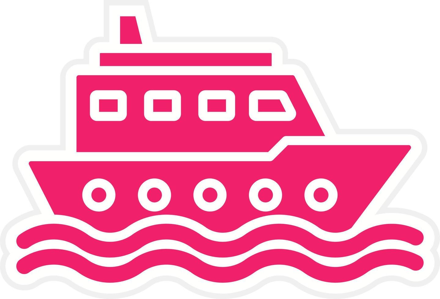 Cruise Vector Icon Style