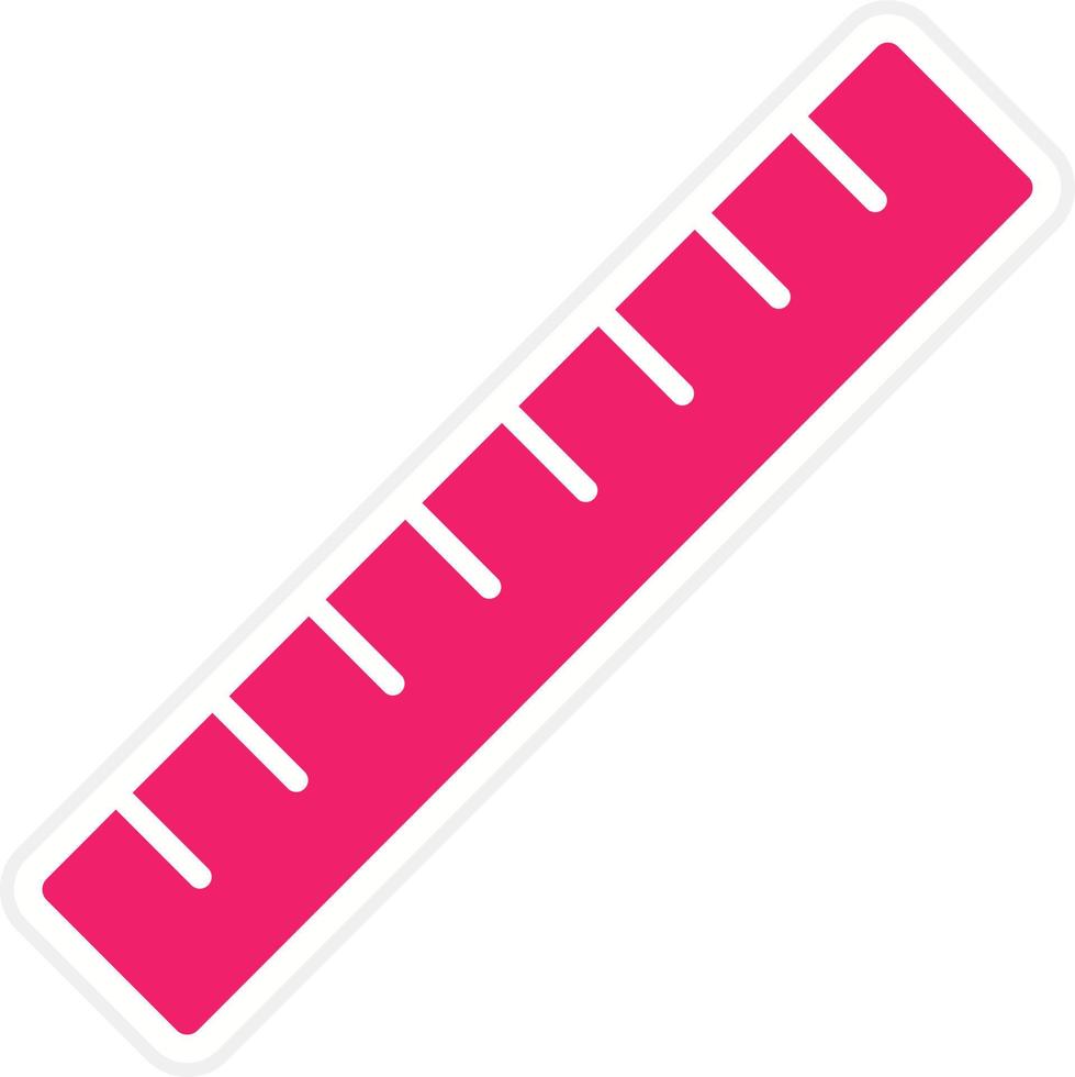 Ruler Vector Icon Style