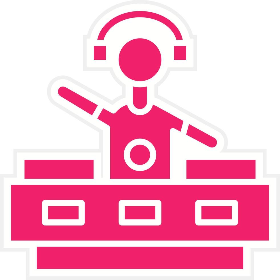 DJ Vector Icon Style