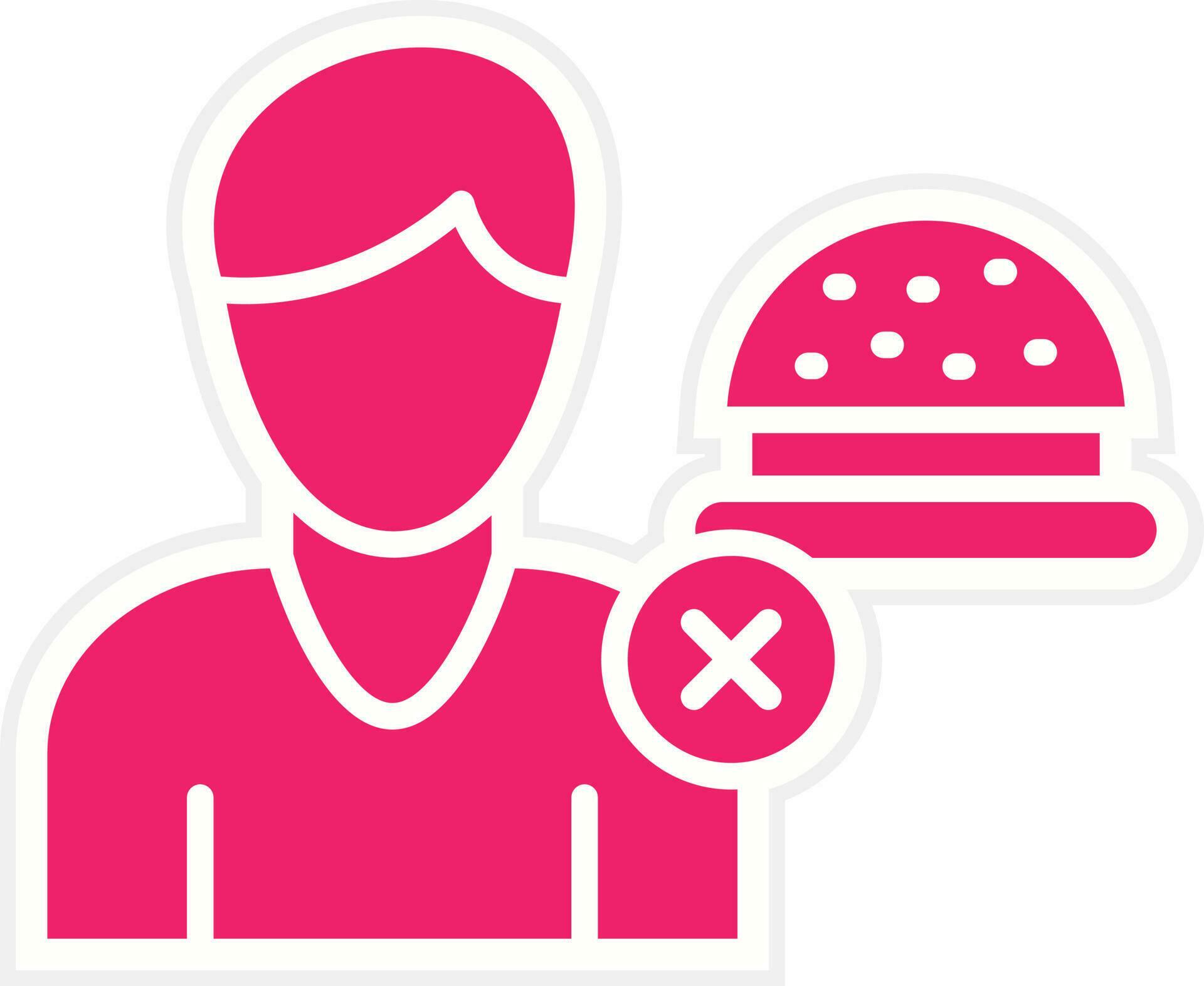 No Appetite Vector Icon Style 22439539 Vector Art at Vecteezy