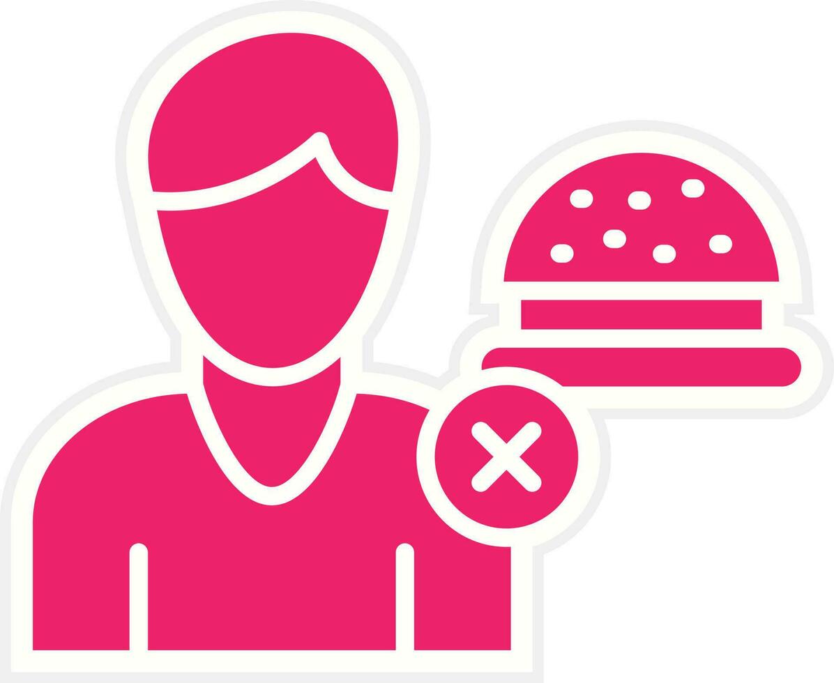 No Appetite Vector Icon Style