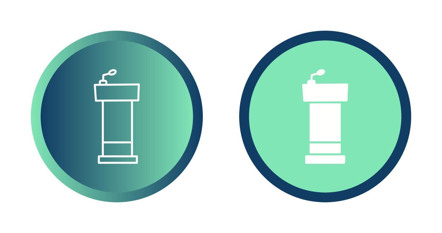 Podium Vector Icon