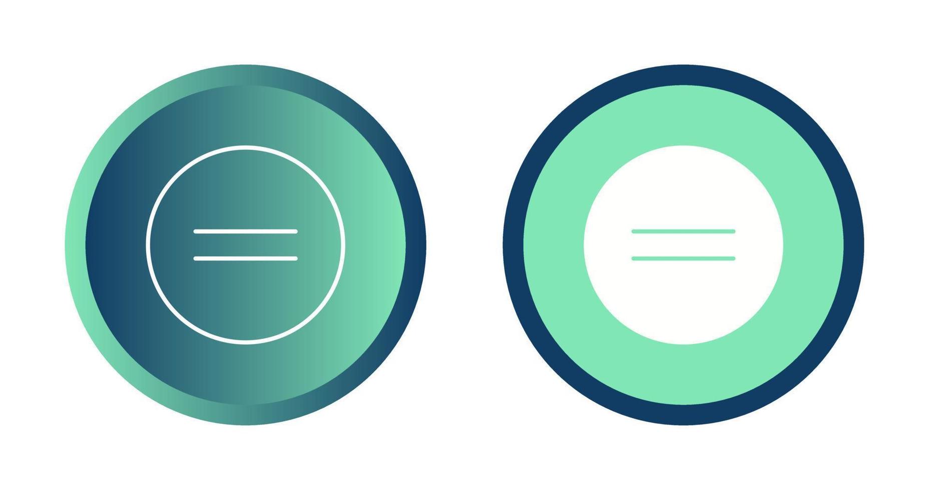 Equal To Vector Icon